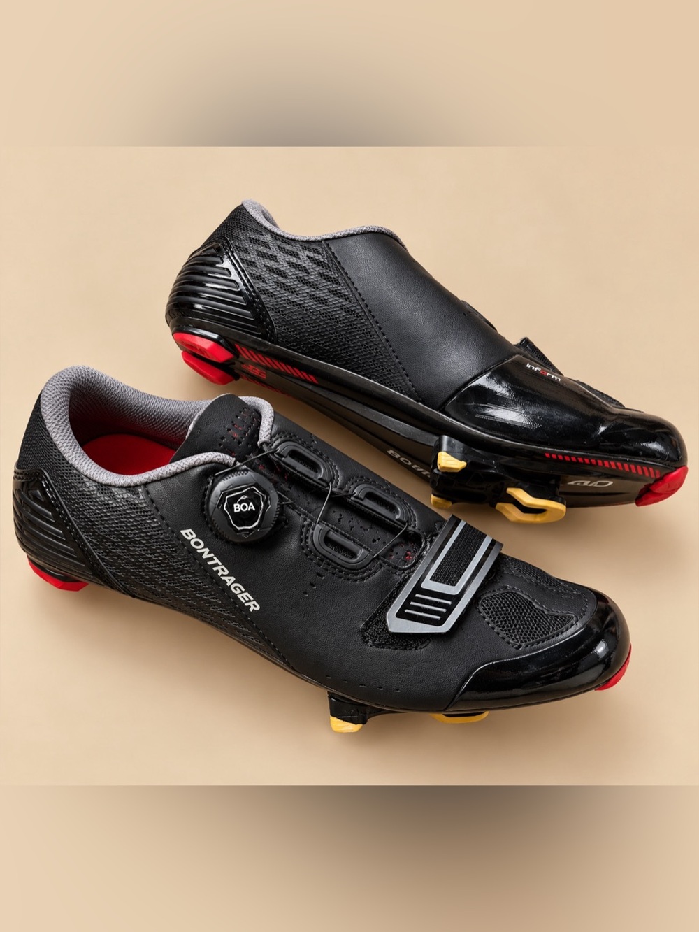 Bontrager Velocis Road Cycling Shoes Men’s 9 EU 42 BOA Black barley worn